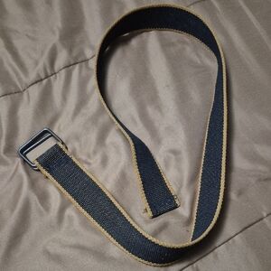 Stylish Dark Brown and Gold/Tan Men's Belt.